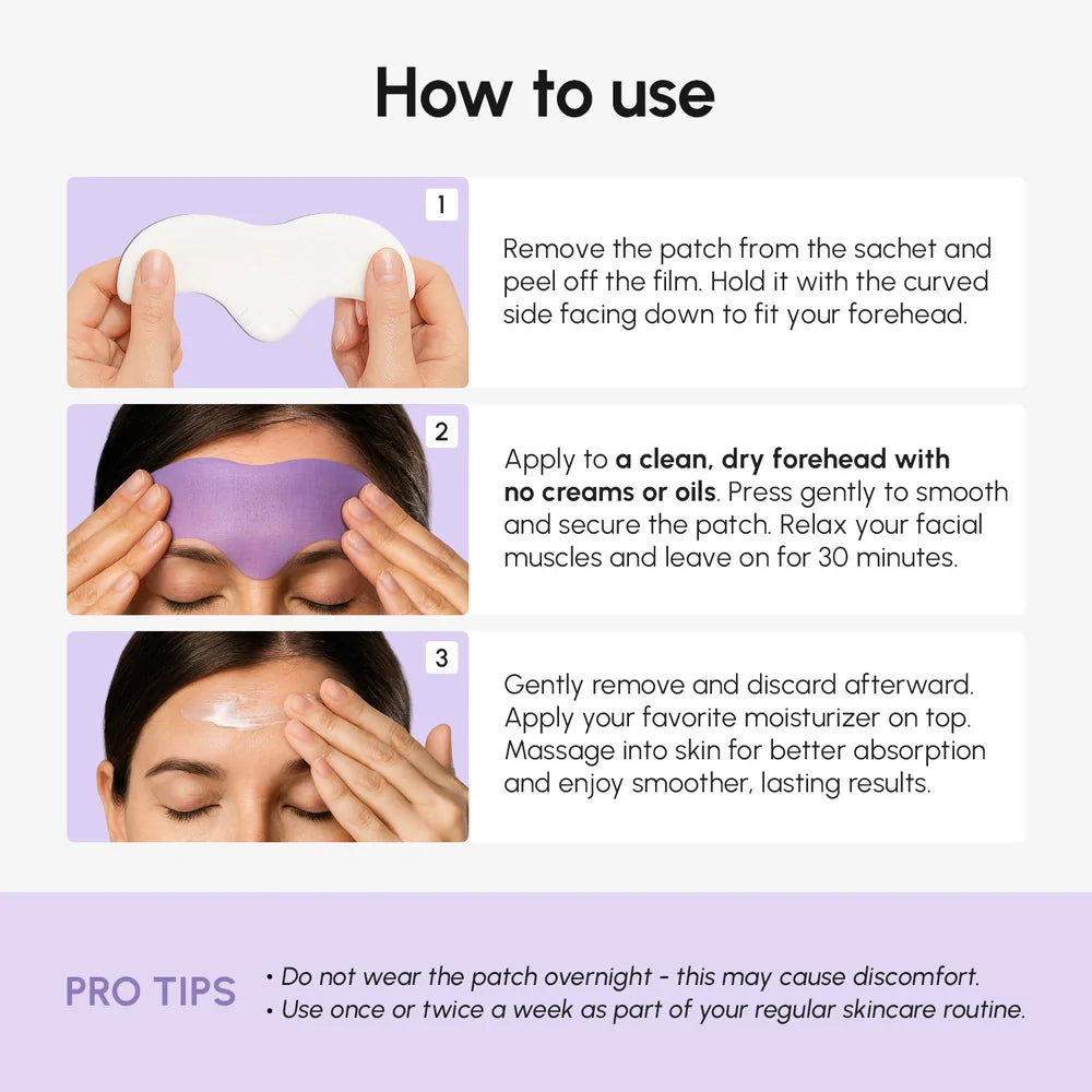 Anti-Wrinkle Forehead Patches – key benefits