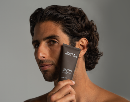 Hair Styling Paste – styling result