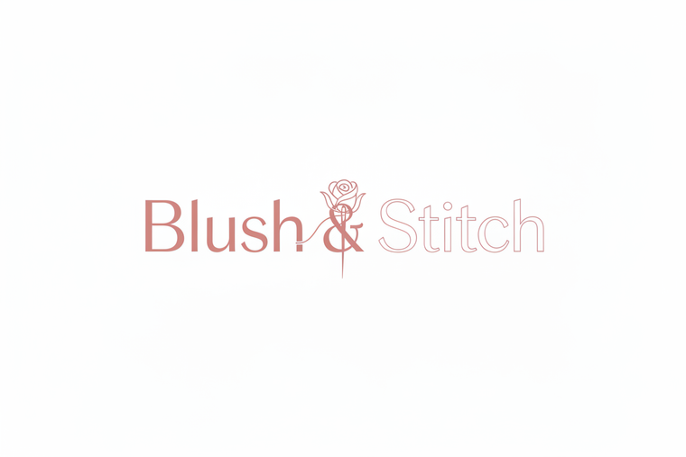 Blush & Stitch Logo Wide
